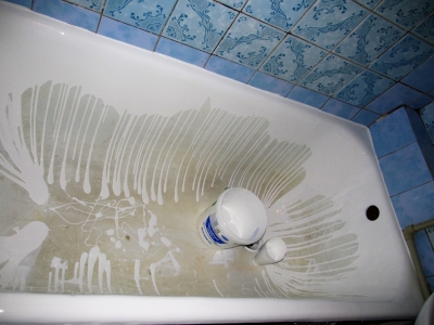 Реставрация старой чугунной ванны в Первомайском